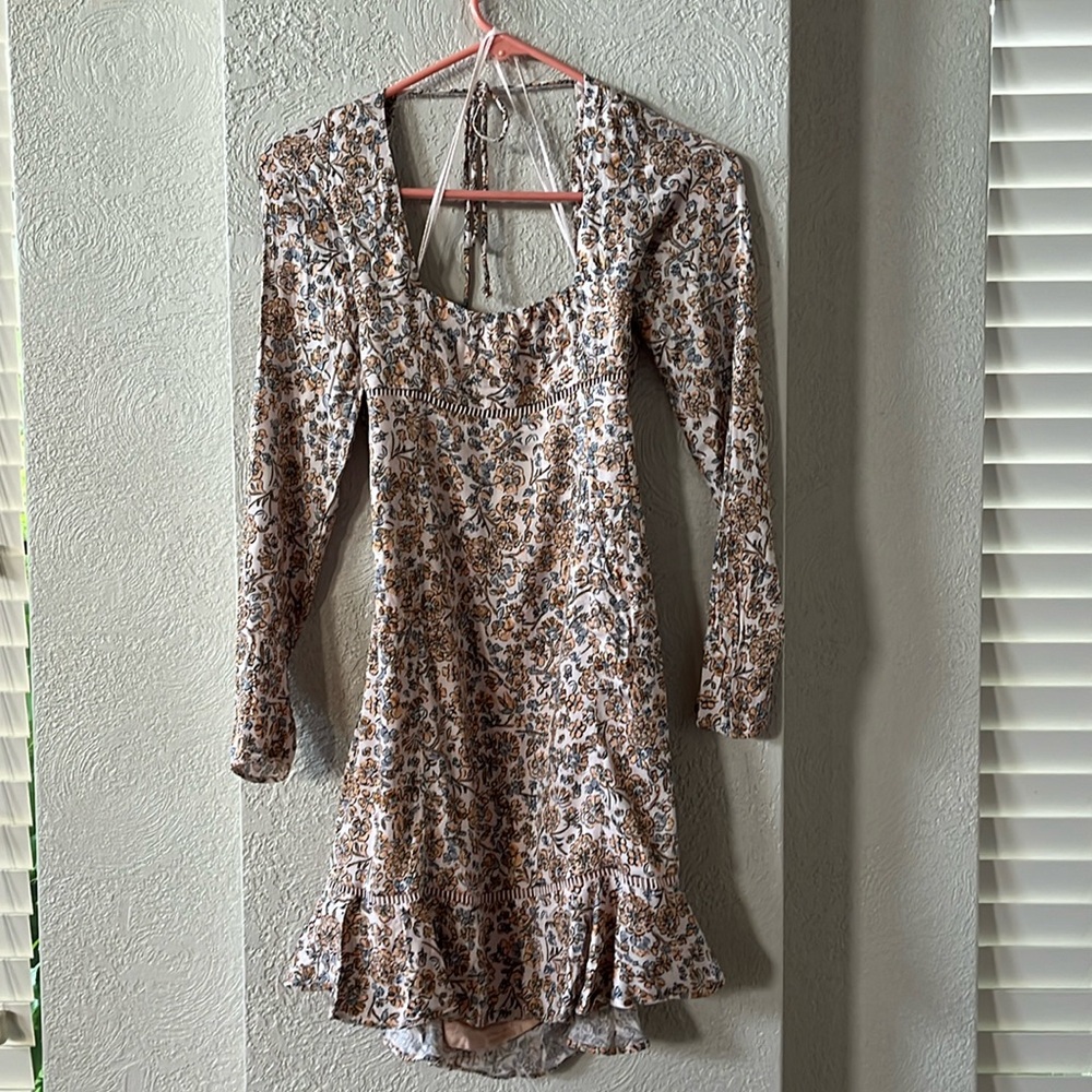 Free people floral dress size 8